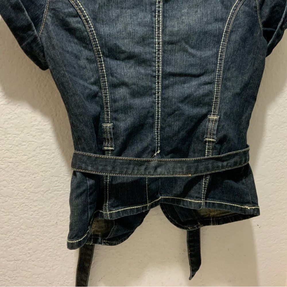 New G by guess Jean jacket size small short sleeves - Picture 5 of 10